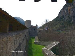 In und auf den Stadtmauern von Villefranche-de-Conflent