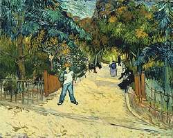 van Gogh: Eingang zum Park von Arles, 1888